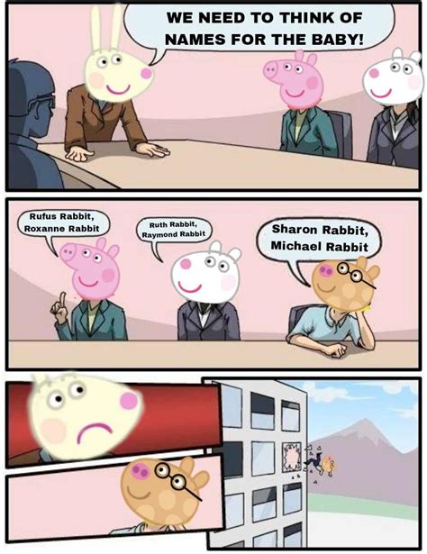 Mummy Rabbit's Bump in a nutshell : r/peppapiglore