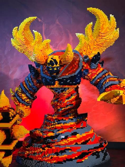 Brickfinder - LEGO Ragnaros Debuts At World of Warcraft 15th ...