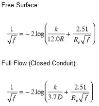 Colebrook-White Equation