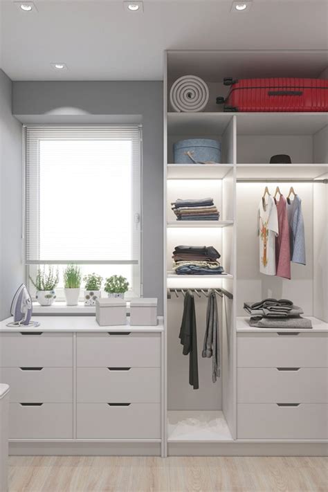 Small Walk-in Closet | Small closet space, Small closet design, Closet decor