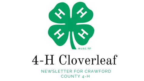 4-H Cloverleaf April Newsletter