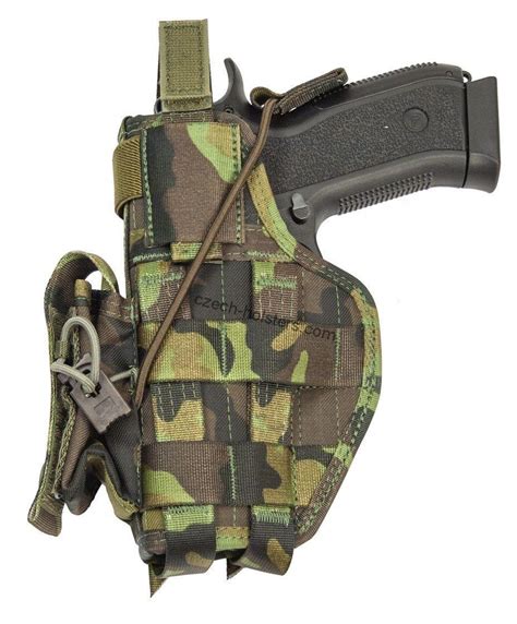 Belt Holsters | CZ 75 D Compact P-01 P-06 PCR CZ Army Military Professional Holster - M95 Camo ...