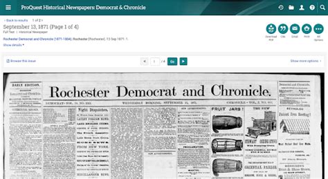 New Digital Access to the Democrat and Chronicle from the Library! – Library News and Events Archive