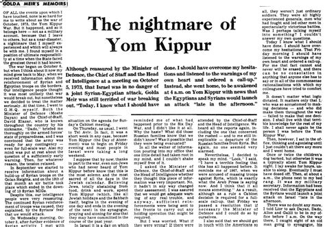 JPost Special: Yom Kippur War through the archives - TRENDING STORIES - Jerusalem Post