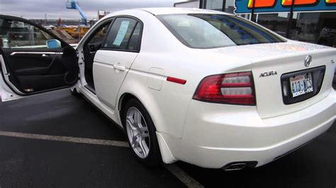 2007 Acura TL, White Diamond Pearl - STOCK# 731382 - Walk around - YouTube