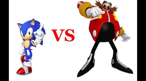 Sonic VS Dr Eggman - YouTube