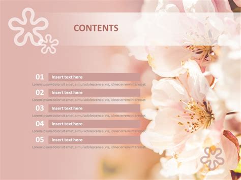 Colorful Spring Flowers - Free Presentation Templates