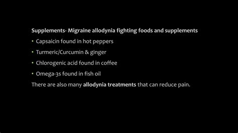 PPT - Allodynia Treatment Why Does Migraine Cause Allodynia, and How PowerPoint Presentation ...