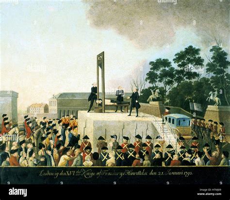 Execution by guillotine -Fotos und -Bildmaterial in hoher Auflösung – Alamy