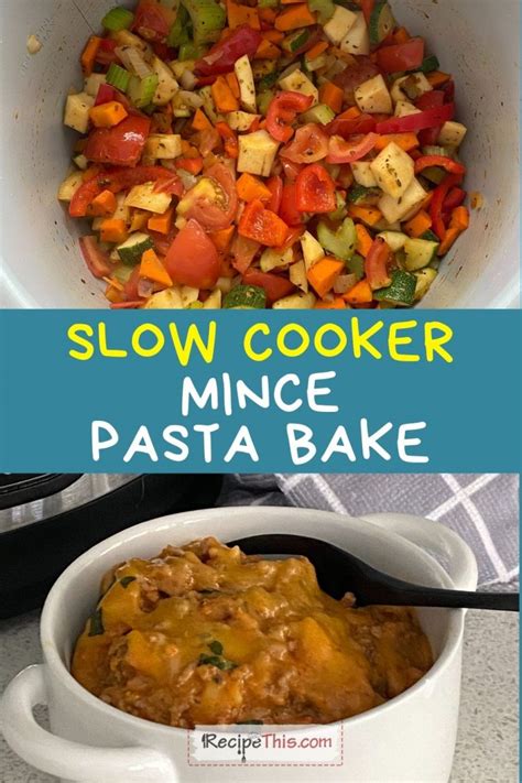 Slow Cooker Mince Pasta Bake | Recipe This