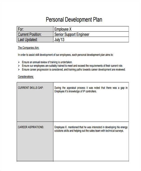 Development Plan - 80+ Examples, Format, How to Create, Pdf