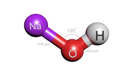 3D Sodium Hydroxide Molecule Naoh Model - TurboSquid 1427090