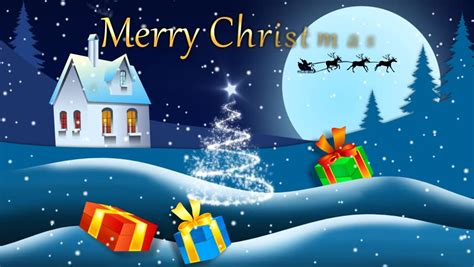 Christmas Greetings Animation Free Download | semashow.com