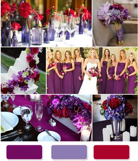 Wedding Stuff Ideas: Red and Purple Wedding