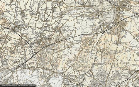 Historic Ordnance Survey Map of Hersham, 1897-1909