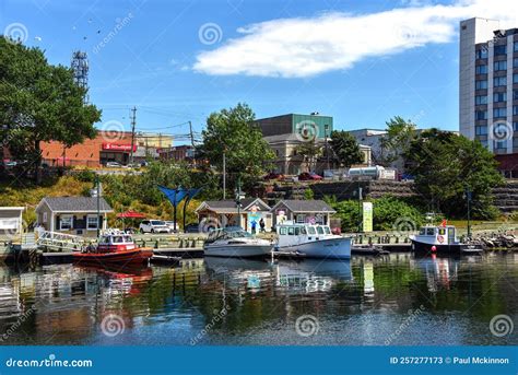 Port of Sydney in Sydney Harbour, Cape Breton, Canada Editorial Stock Photo - Image of cloudy ...