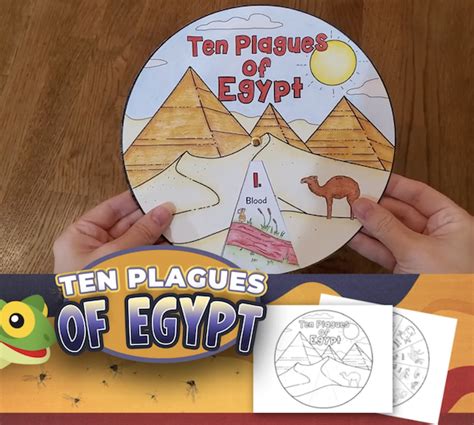 10 Plagues Of Egypt Craft Free Printable