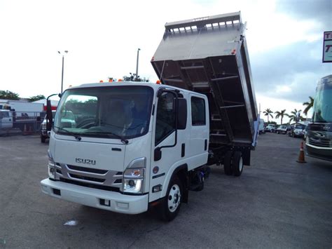 2023 New Isuzu NPR HD 14FT ALUM DUMP TRUCK LANDSCAPE. CREWCAB at Tri ...