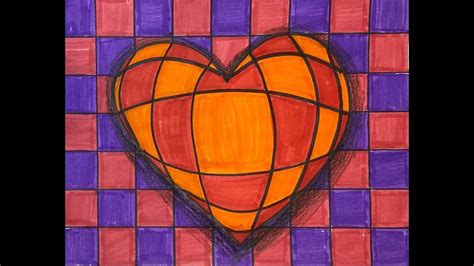 Valentines Art, Heart Art, Optical Illusions, Paper Lamp, Color Me, Fun ...