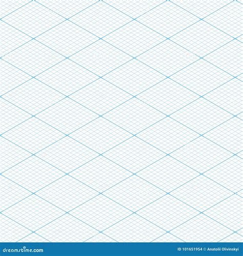 White Isometric Blueprint Grid Seamless Pattern Texture Background ...