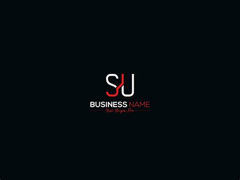 Initial Luxury Su Logo Letter, Creative Slime Su us Logo Icon Design For Shop 24482111 Vector ...