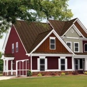 46 Exterior Paint Colors For House With Brown Roof ~ Matchness.com