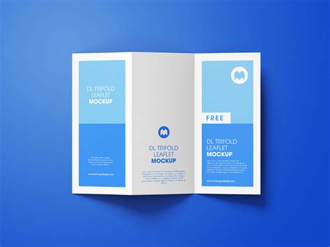 Free Premium 3-Fold / Tri-Fold Brochure Mockup PSD Set (10 Files) - Good Mockups