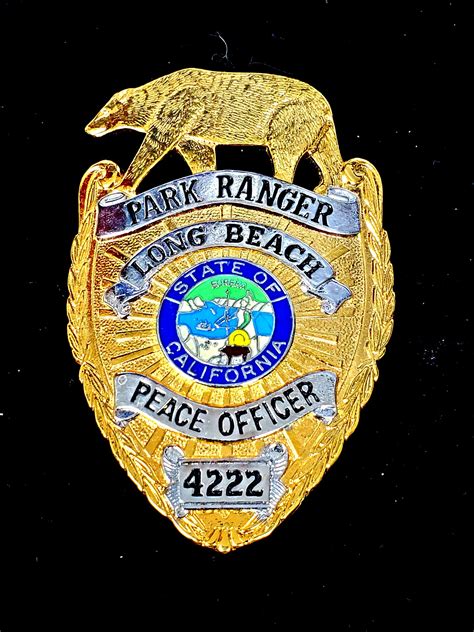 Long Beach California Park Ranger # 4222 Gode - COLLECTORS-BADGES.COM