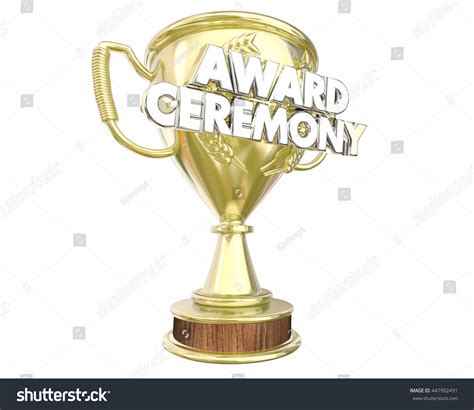 Award Ceremony Trophy Presentation Show Appreciation Stock Illustration 447992491 | Shutterstock