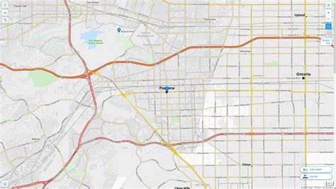 Pomona California Map - United States