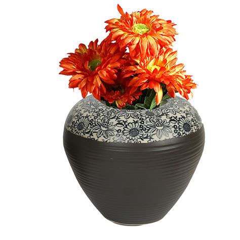 Black Ceramic Vase - Zakarto