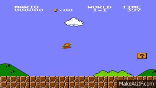 Super Mario Bros 1985 World 1-1 NES Gameplay 1080p 60fps Best Graphics on Make a GIF