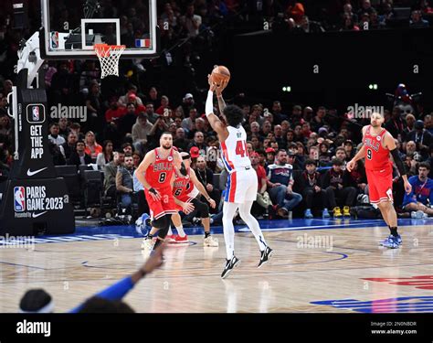 NBA Paris Game 2023 match between Detroit Pistons and Chicago Bulls at ...