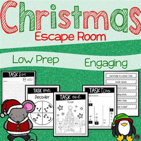 Christmas Escape Room - Amped Up Learning School Christmas Party, Fun Christmas Party Games ...