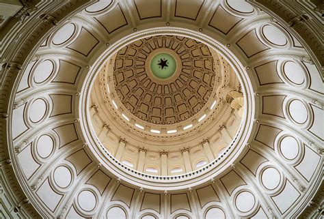 Inside the Dome Texas Capitol Photograph by Mike-Hope - Pixels