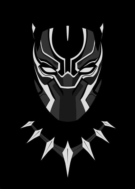 #Minimalist art of Marvel's Black Panther | Marvel | Fan Art | Black ...