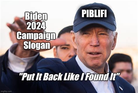 Biden 2024 Campaign Slogan : SatiredayEveningPost