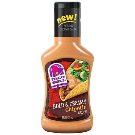 Taco Bell Home Originals Bold & Creamy Chipotle Sauce, 8 fl oz - Walmart.com