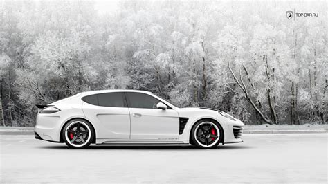 Porsche, Porsche Panamera, White Cars, Winter, Side View wallpaper | cars | Wallpaper Better