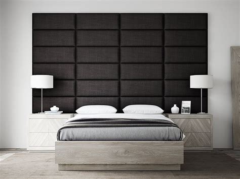 Find a unique wall panel and hang it as a headboard. Like this one from @vantpanels! | Bedroom ...