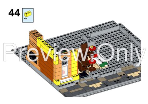 LEGO MOC Art school and PiA pizza, Lego 10312 alternate build by Joonybrick | Rebrickable ...