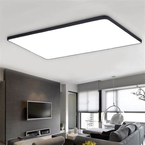 Ultra-thin Square LED Ceiling Lamp Kitchen Light Fixtures Living Room – Raypom