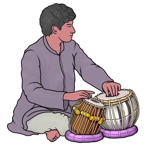 Tabla et baya : tambour indien | Indian musical instruments, Musical instruments drawing, Indian ...