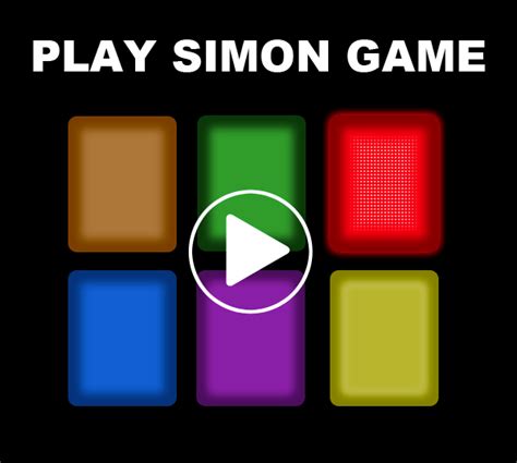 Play Simon game - 6 keys - Online and free game | Memozor