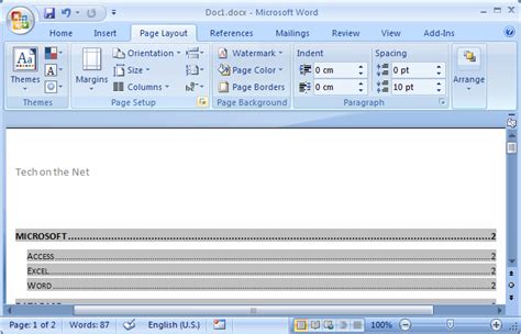 MS Word 2007: Create a different header for the first page