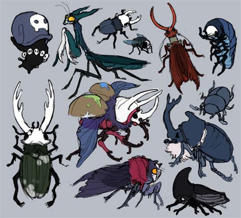 hollow knight bugs as real bugs! by Toldentops's Art on Tumblr : HollowKnight Hollow Night ...