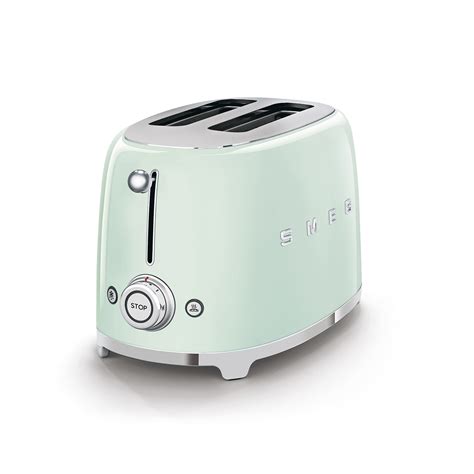 Smeg 50’s Style 2 Slice Toaster - Pastel Green | Berings