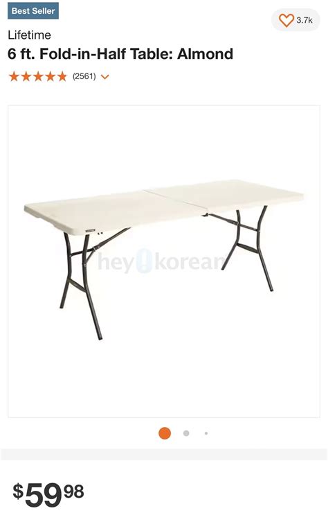 Lifetime folding table 접이식 테이블