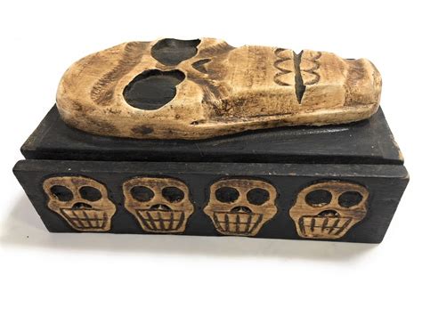 Skull Treasure Chest Box 7" X 5" - Cross Bones Accessories | #kng21063 - Walmart.com