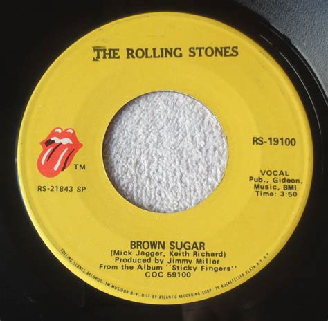 The Rolling Stones - Brown Sugar (1973, Specialty Pressing, Vinyl) | Discogs